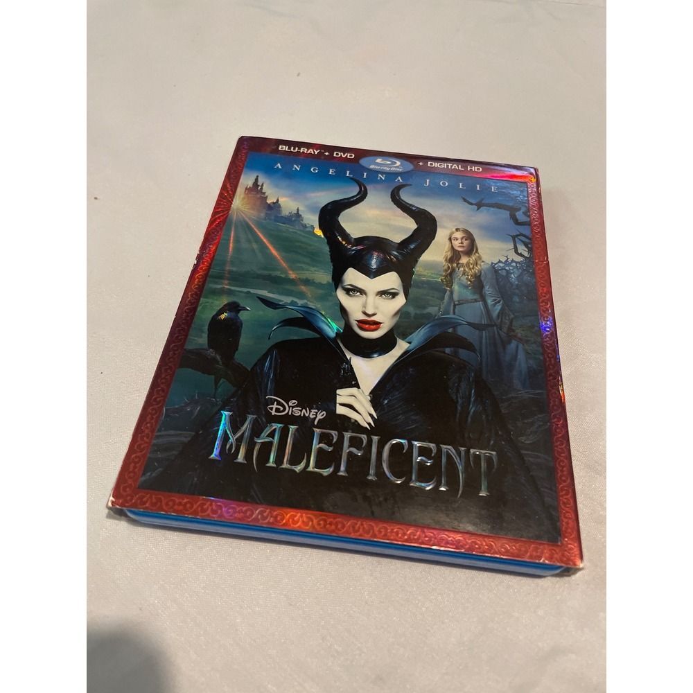 Maleficent Angelina Jolie‎ Blu-Ray + DVD + Digital HD Disney Movie